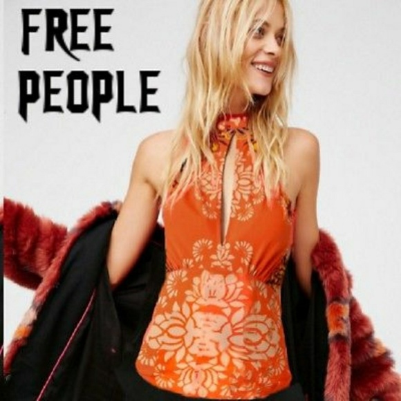 Free People Tops - **SOLD**  free people cherry on printed top